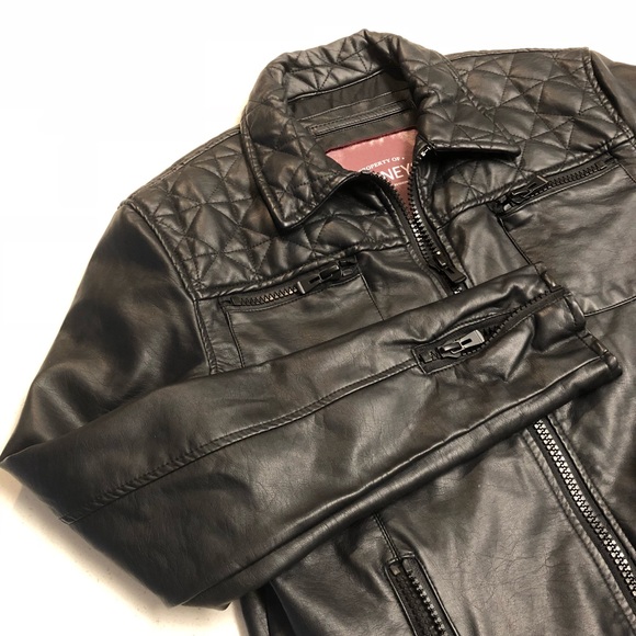 BARNEYS Other - Barneys Faux Black Leather Jacket